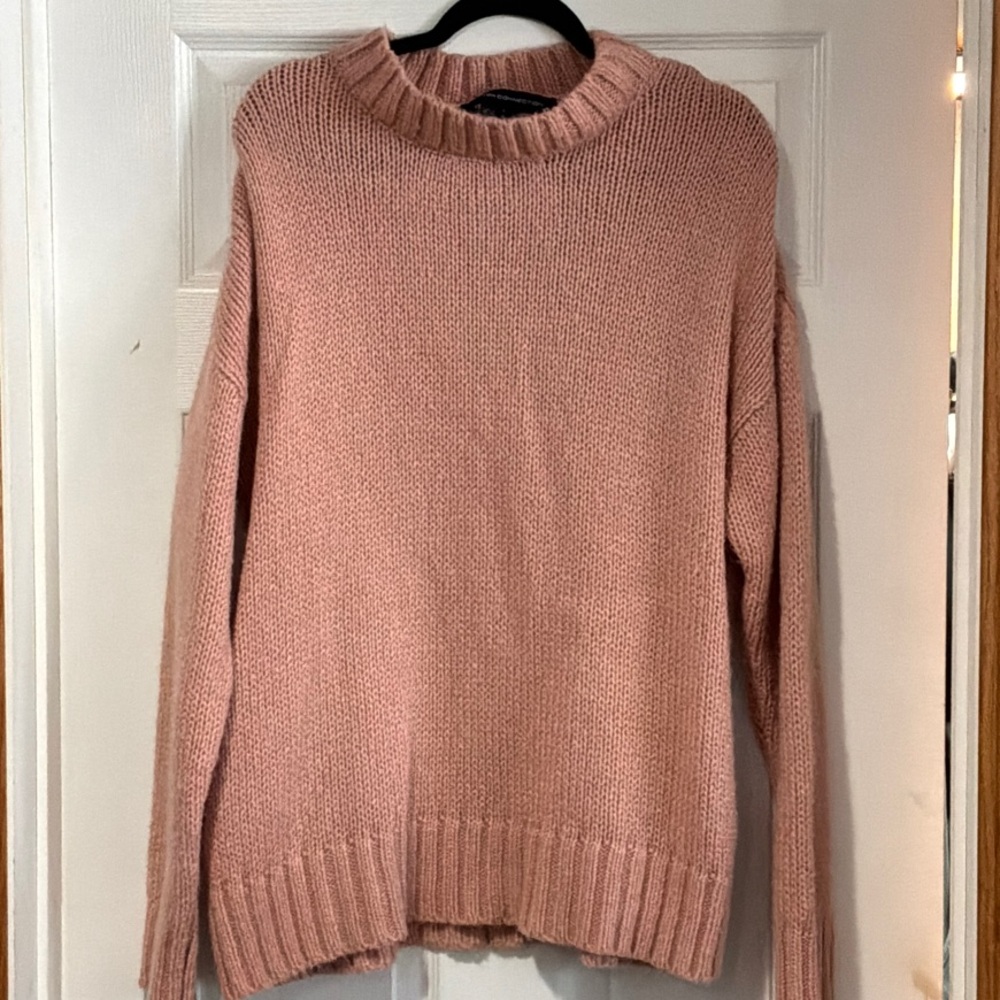 French Connection Blush Pink Turtleneck Sweater